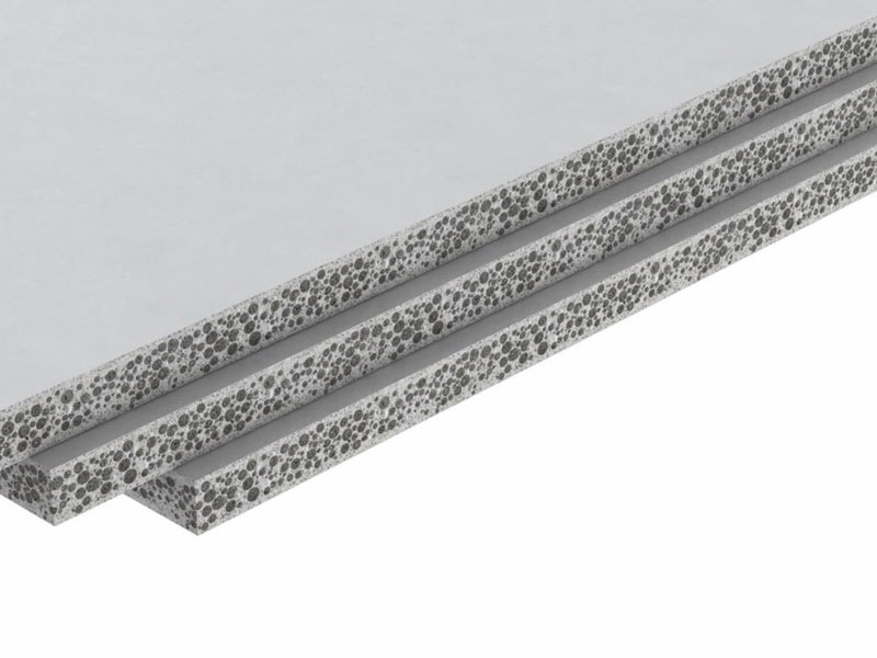 Dosky fermacell® Powerpanel HD spĺňajú u nosných a výstužných stien z drevených prvkov statickú funkciu. Používajú sa ako staticky spolunosné a vystužujúce opláštenie vo vonkajších stavebných paneloch a slúžia na zavetrovanie, ako aj na zvislý prenos zaťaženia. Foto: © James Hardie Europe