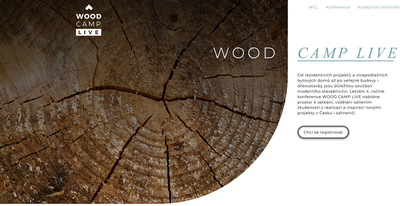 James Hardie Europe je generálnym partnerom konferencie WOOD CAMP LIVE 2025